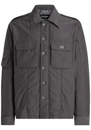 Dolce & Gabbana padded shirt jacket - Grey