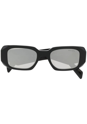 Prada Eyewear rectangular-frame logo sunglasses - Black