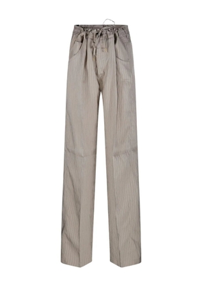 DARKPARK pinstriped trousers - Neutrals