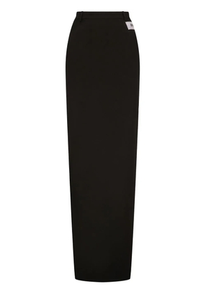 Dolce & Gabbana KIM DOLCE&GABBANA side-zip maxi skirt - Black