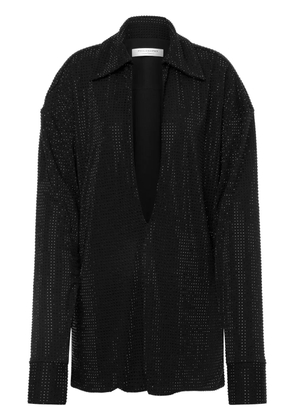 Philosophy Di Lorenzo Serafini rhinestoned V-neck blouse - Black