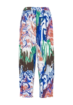 Henrik Vibskov graphic-print trousers - Blue