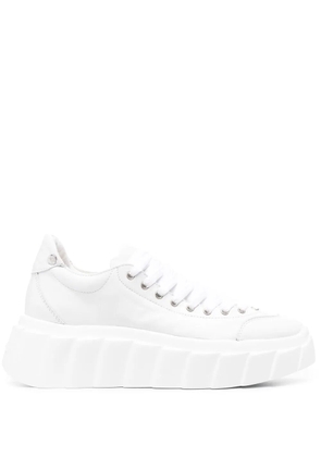 AGL Blondie Ties leather sneakers - White