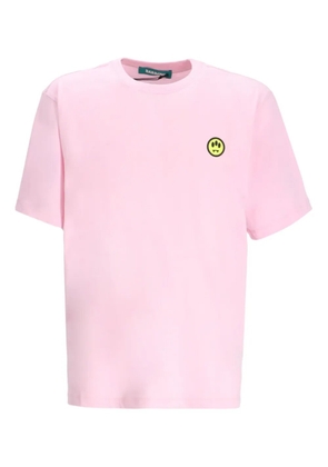 BARROW logo-print cotton T-shirt - Pink