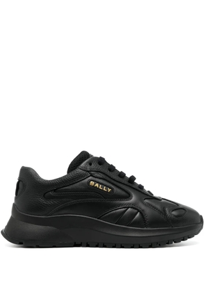 Bally panelled leather sneakers - Black