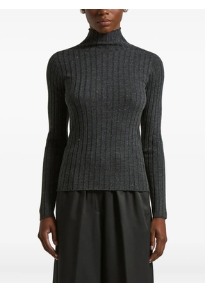 Peserico ribbed roll-neck sweater - Grey