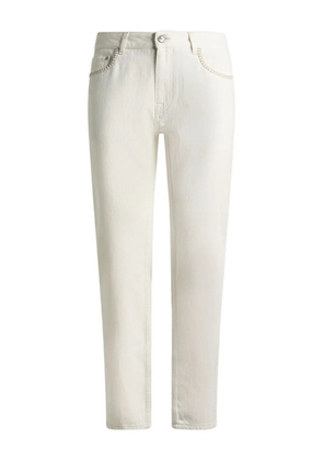ETRO stitched-pocket jeans - White