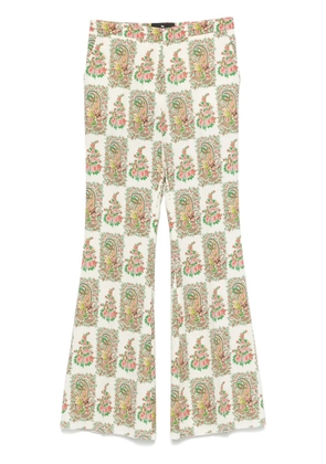 ETRO paisley trousers - Neutrals