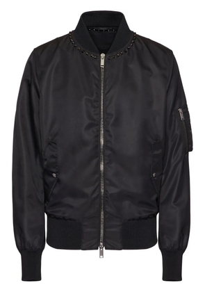 Valentino Garavani Untitled Studs bomber jacket - Black