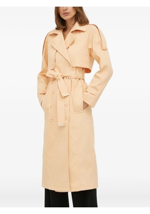 Patrizia Pepe belted double-breasted coat - Neutrals