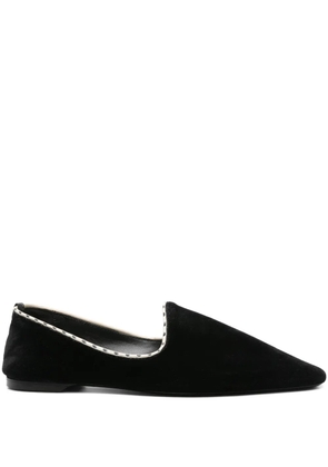TOTEME velvet flats - Black