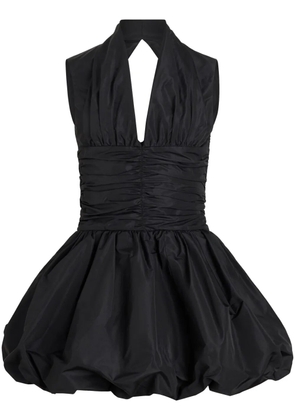Patou open-back bubble mini dress - Black
