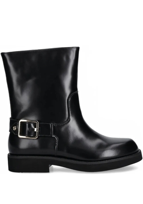BOSS buckle-strap boots - Black