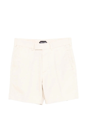 TOM FORD brushed tailored shorts - Neutrals