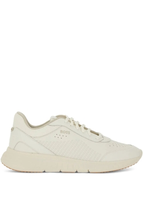 BOSS perforated sneakers - Neutrals