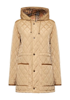 Burberry Devon parka coat - Neutrals