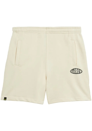 BARROW logo-print track shorts - Neutrals