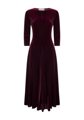 Blanca Vita flared midi dress - Purple