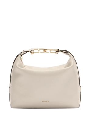 Furla Tonie textured shoulder bag - Neutrals
