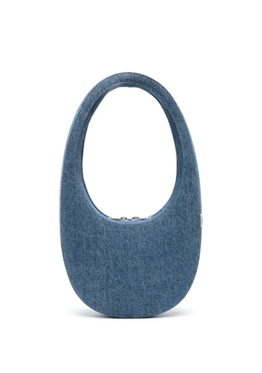 Coperni Swipe denim shoulder bag - Blue