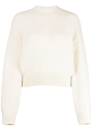Jacquemus La Maille Jacquemus logo-intarsia jumper - Neutrals