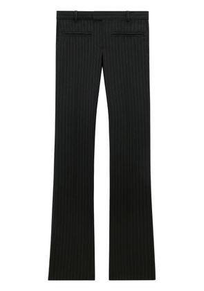 Courrèges Heritage pinstripe wool trousers - Black