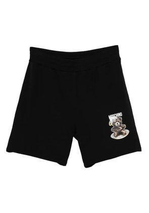 Moschino teddy-print shorts - Black