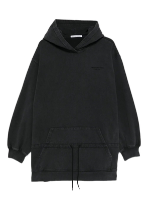 Alexander Wang dropped-waist hoodie mini dress - Black