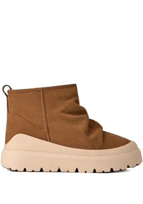 UGG Heritage Utility suede platform boots - Brown