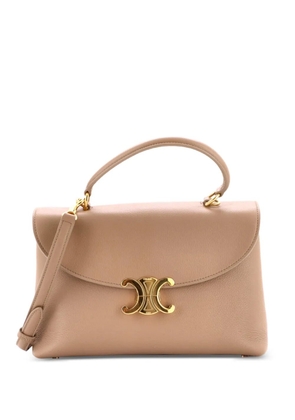 Celine Pre-Owned Nino Top Handle Bag Leather Medium satchel - Neutrals