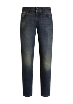 Dolce & Gabbana logo-plaque jeans - Blue
