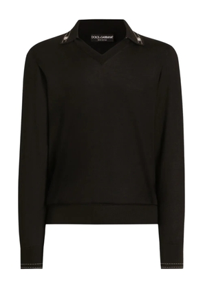 Dolce & Gabbana V-neck top - Black