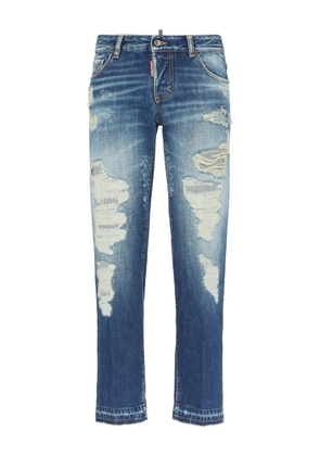 DSQUARED2 distressed-effect jeans - Blue