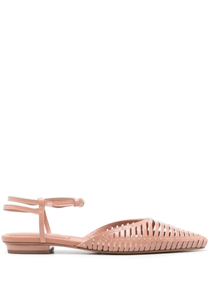 Ulla Johnson patent-leather ballet flats - Pink