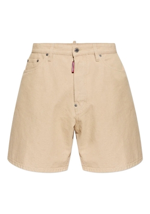 DSQUARED2 Boxer denim shorts - Neutrals