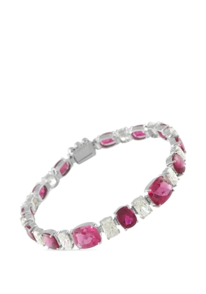LB Exclusive rubellite diamond bracelet - Silver