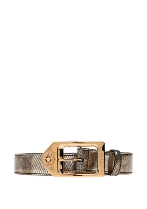 Versace Medusa Head-motif leather belt - Gold