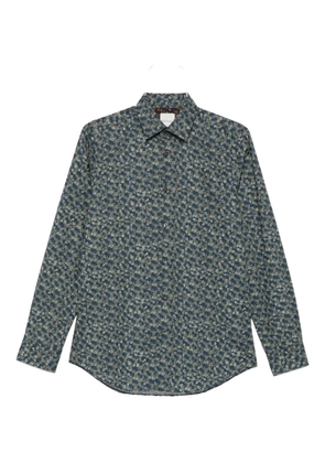 Paul Smith floral-print shirt - Blue