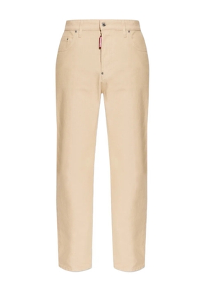 DSQUARED2 zip-up back-patch trousers - Neutrals
