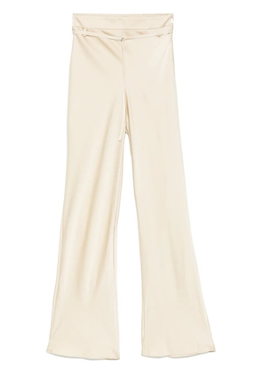 Patrizia Pepe satin trousers - Neutrals
