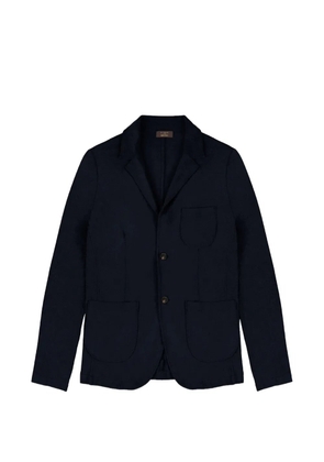 Zanone slim-fit patch-pocket blazer - Blue