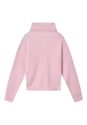 ISABEL MARANT Brooke ribbed roll-neck pullover - Pink