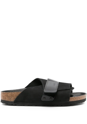 Birkenstock Kyoto suede flat sandals - Black