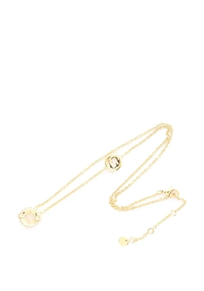 Fendi Pre-Owned Everround rhinestone-embellishment necklace - Gold
