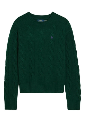 Polo Ralph Lauren cable-knit crew-neck sweater - Green