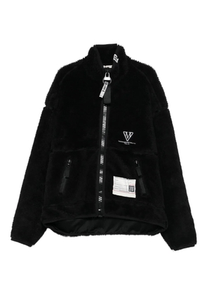 Maison MIHARA YASUHIRO fleece bomber jacket - Black