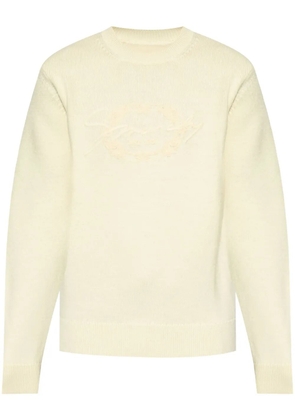 Givenchy logo-embroidered jumper - Neutrals