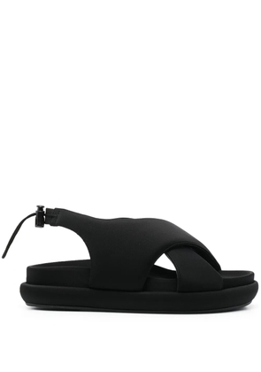 GIABORGHINI 40mm padded sandals - Black
