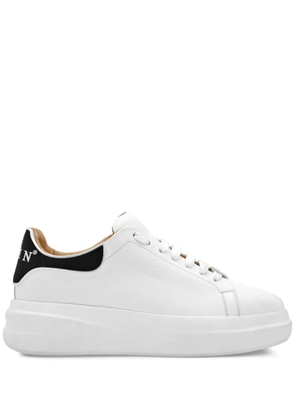 Philipp Plein Lo-Top Leather Sneakers - White