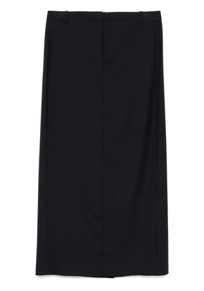 Theory concealed-fastening midi skirt - Blue